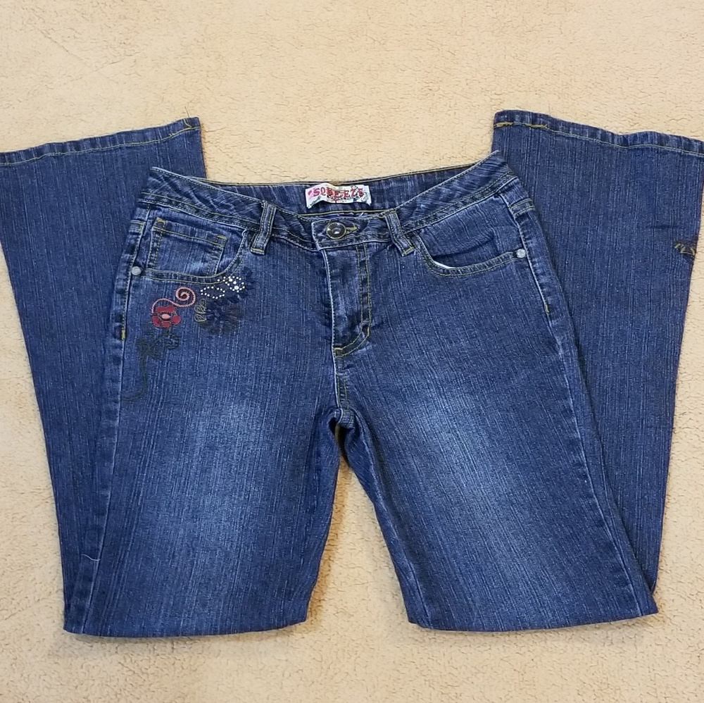 Girls embroidered Jeans